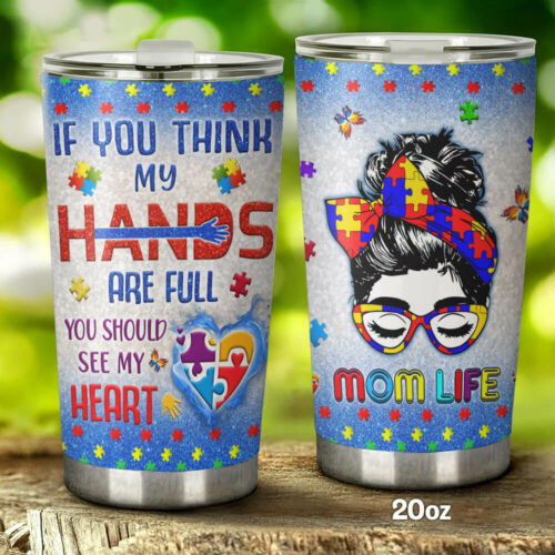 Autism Mom Life Tumbler