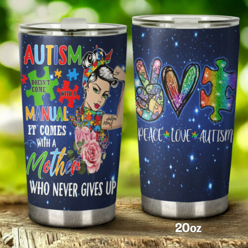 Autism Mom Tumbler This Boy Calls Me Mom Autism Awareness Tumbler Idea –  BigProStore